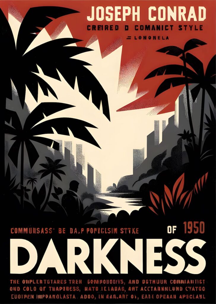 Heart of Darkness – Joseph Conrad – Communist Propaganda Style Poster Design – smp97