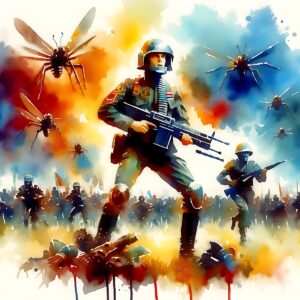 Starship Trooper - Heinlein - Impressionist watercolour - smp318