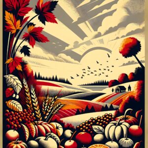 Ode To Autumn - Keats - Communist Propaganda Style Poster Design - smp382