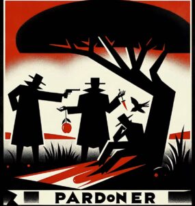 The Pardoner – Chaucer – Communist Propaganda Style Poster Design – smp126